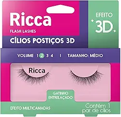 CILIOS 3D GATINHO ENTRELAÇADO RICCA 2686