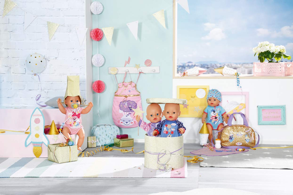 Costume De Lapin Violet Pour Poupée (35-43 Cm) - Comprend Une Grenouillère Et Un Bonnet à Oreilles