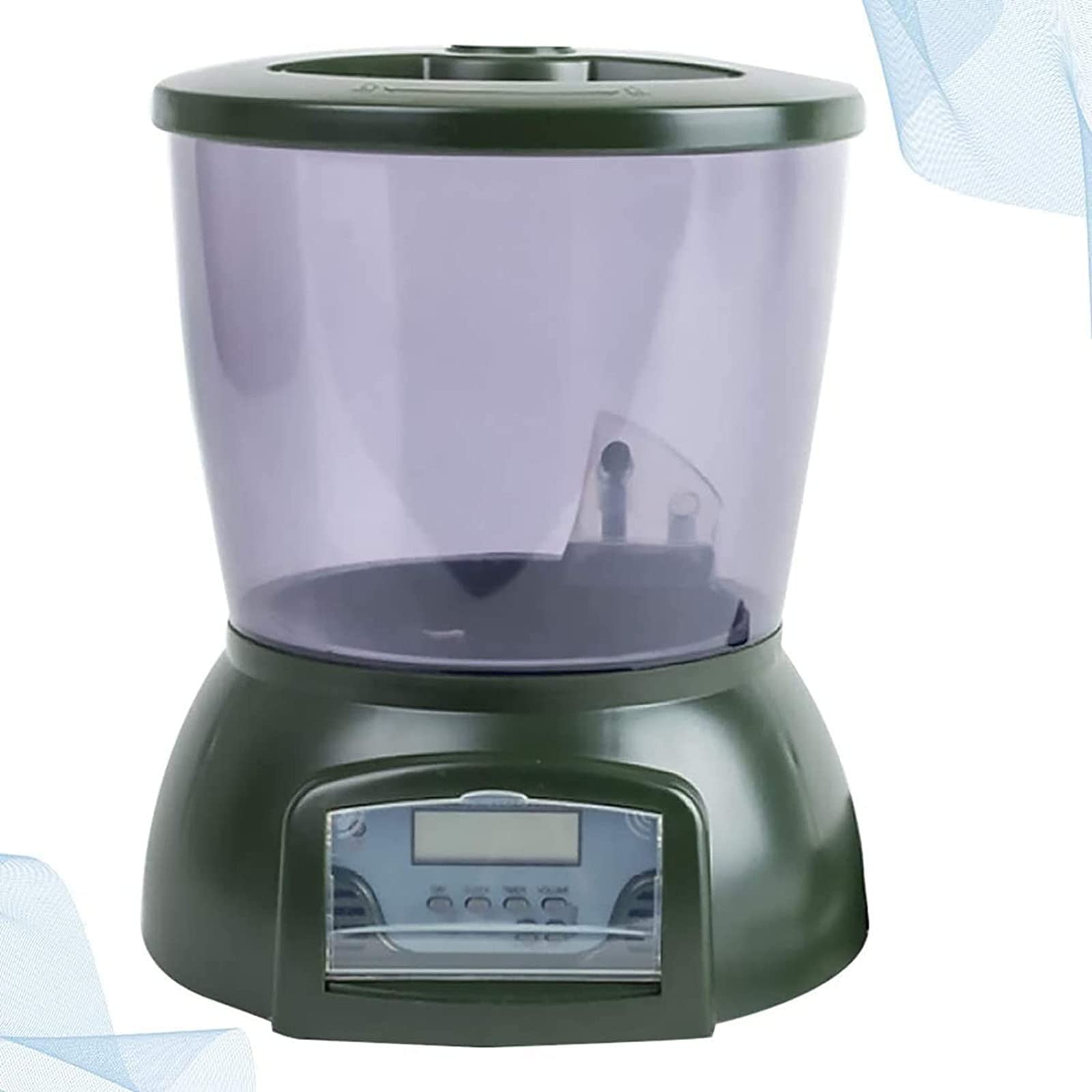 Distributore Automatico Di Mangime Per Pesci Sigillato E Anti Umidità | Timer Programmabile, Capacità 500 Ml, Installazione A Parete
