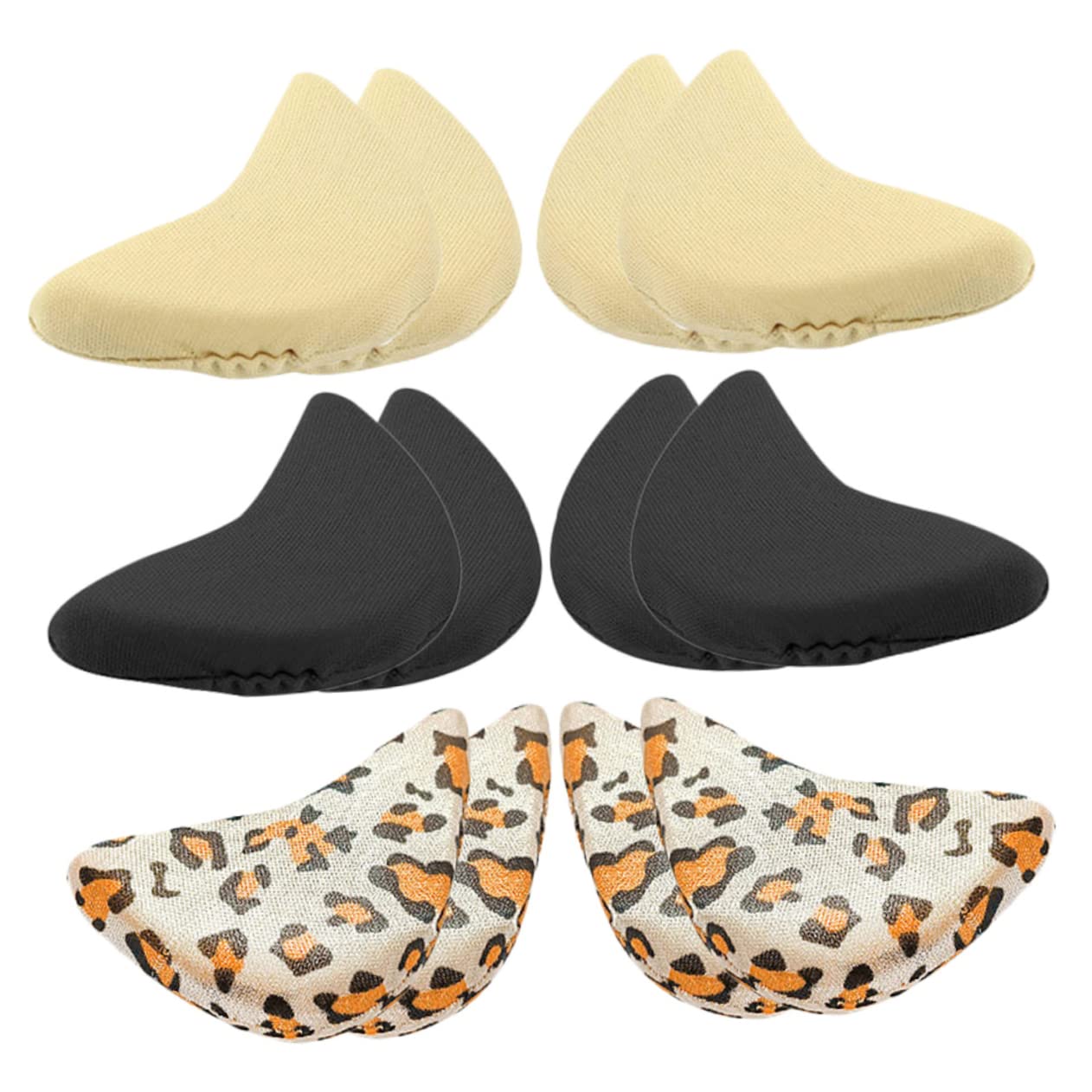 Healeved 5 Sätze Hohe Fersenpolster Fersenschutz Schwamm Ferseneinlagen Für Damen Lidschatten Füllstoffe Sohlen Schuhzubehör Für Damen Liner Schwämme Ballen Gestrickte Baumwolle 6 Paare * 5