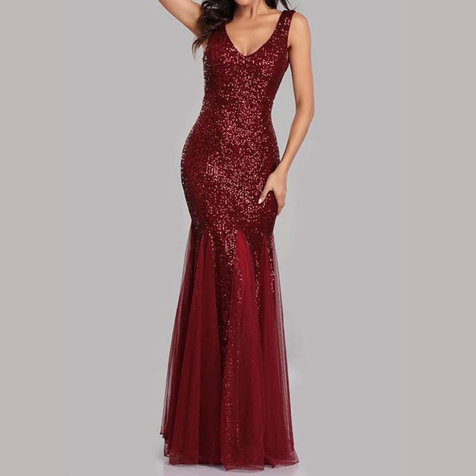 Vestidos De Mujer Vestido Ropa Invierno Trajes Fiesta Tallas Grandes Elegantes Boda Nochevieja Largos Manga Larga Otoño Elegante Primavera