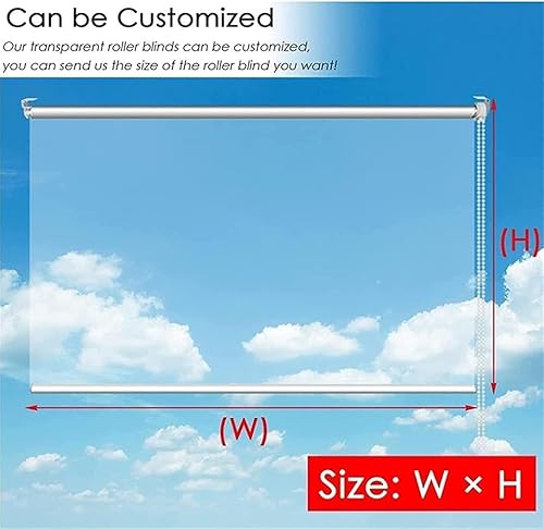 Miniatura 2 de STRMAX Lona, persianas enrollables transparentes impermeables, persianas enrollables transparentes, persianas enrollables de PVC impermeables, para