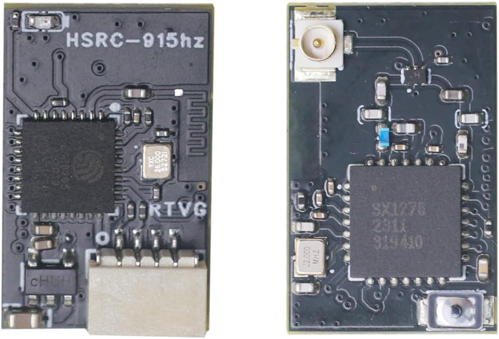 ELRS Receiver 915MHz ExpressLRS Nano with 40mm UFL T Antenna, FPV RX Module, Long Range Low Latency for Micro Drone Racing Quadcopter
