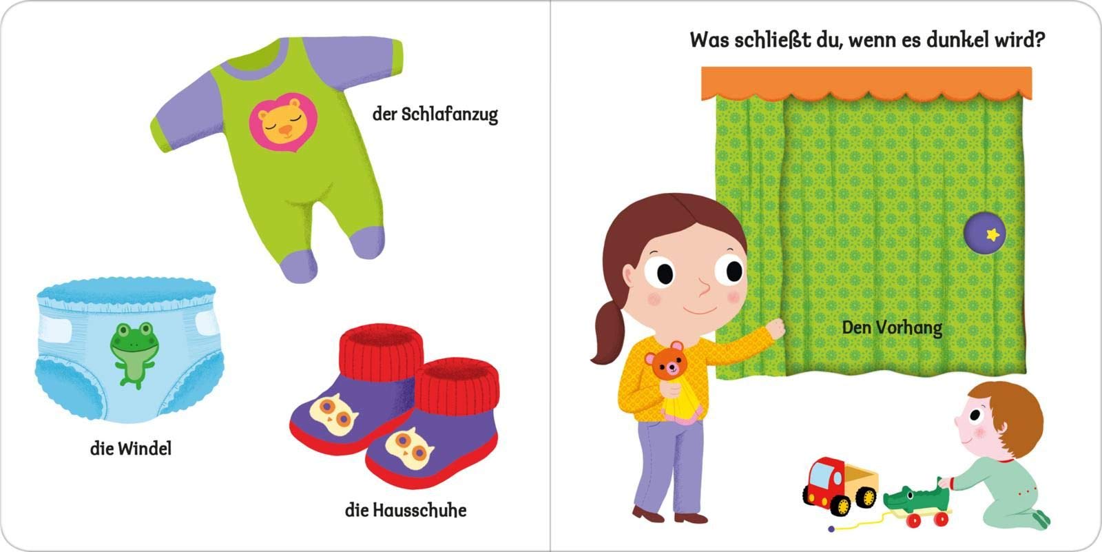 Mein erstes Buch vom Schlafengehen: Mit stabilen Schiebern | Die Bestsellerreihe mit lustigen Schiebern, fördert die Feinmotorik und den Spracherwerb für Kinder ab 18 Monaten