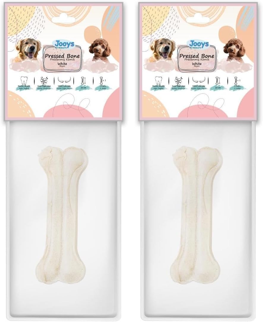 Beyaz Pres Kemik 22 cm Tekli (2 paketi)