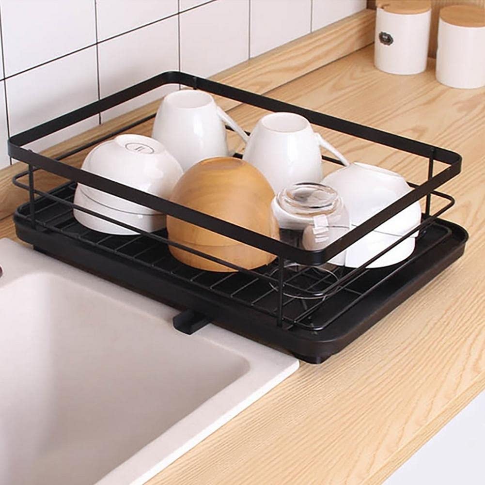 Fregadero escurreplatos Plato secado bastidor de plato caja de drenaje conjunto de tier estante de plato de cocina contador de cocina organización cuchillos bloques de secado Cesta de drenaje Coladore