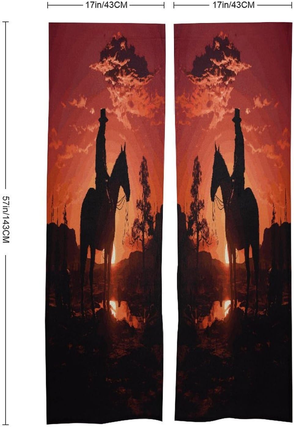 Cowboy West Door Curtain Printed Doorway Noren Japanese Style Doorway Room Divider Curtains for Privacy Partition Divider Kitchen Home Decorations Wall Hanging