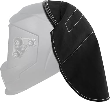 Welding Helmet Cover, Welding Hood Accessories, Cotton Welding Helmet Extended Headcover with Press Fit Seal, Compatible with Most Welding Helmets Head