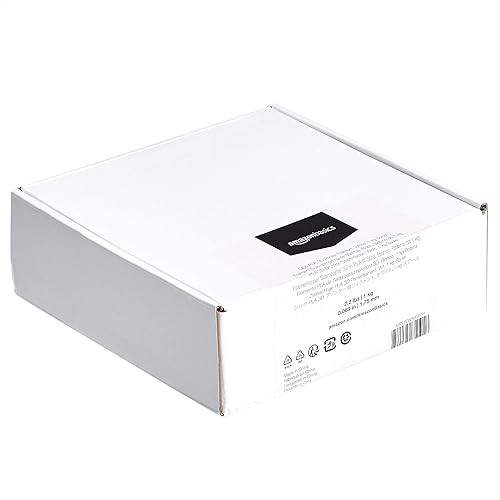 Miniatura 7 de Tienda Basics SILK PLA - Filamento para impresora 3D, 0.069 in, carrete de 2.2 libras, color blanco