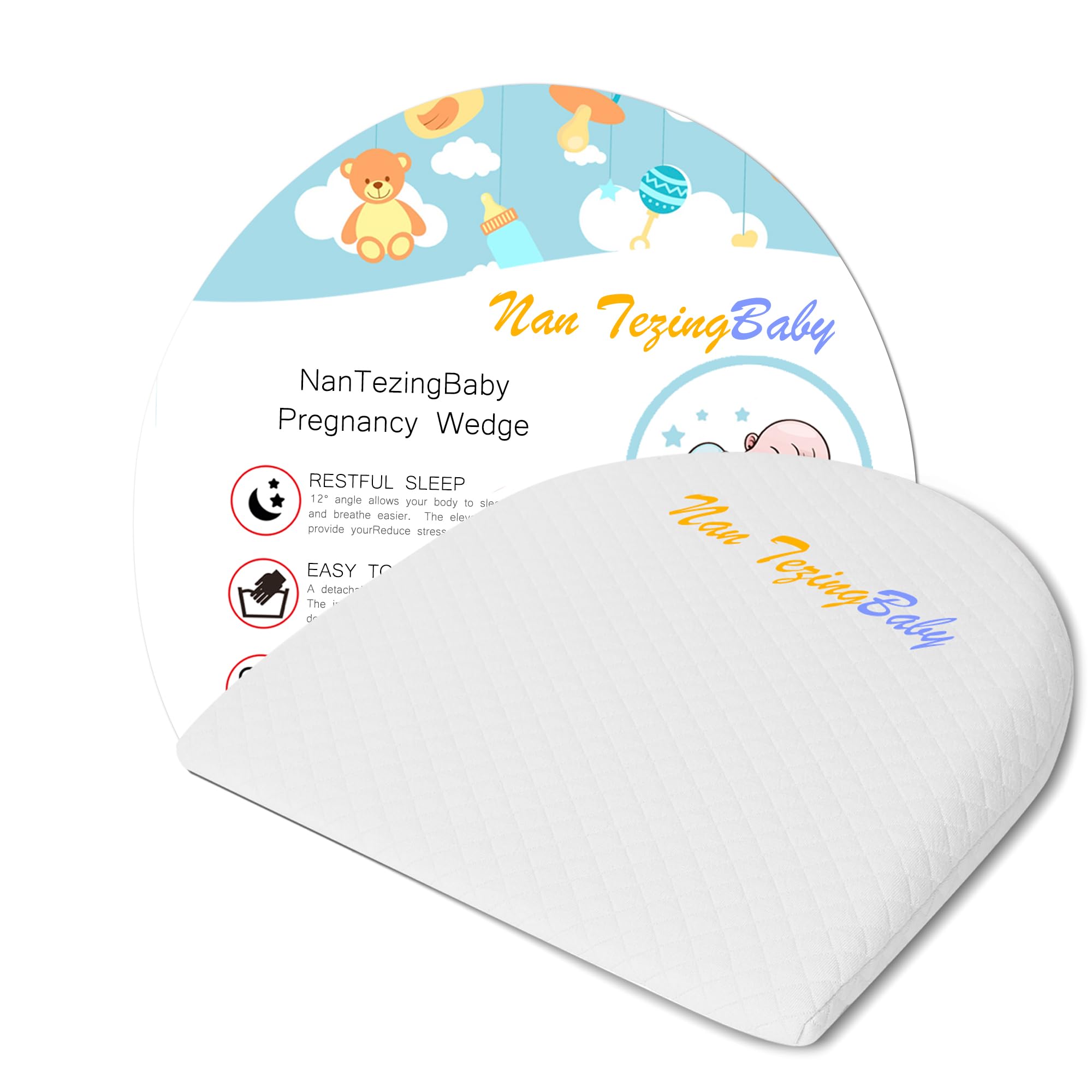 Wedge Pillow Anti-Reflux 13.3 x 12.5 inches