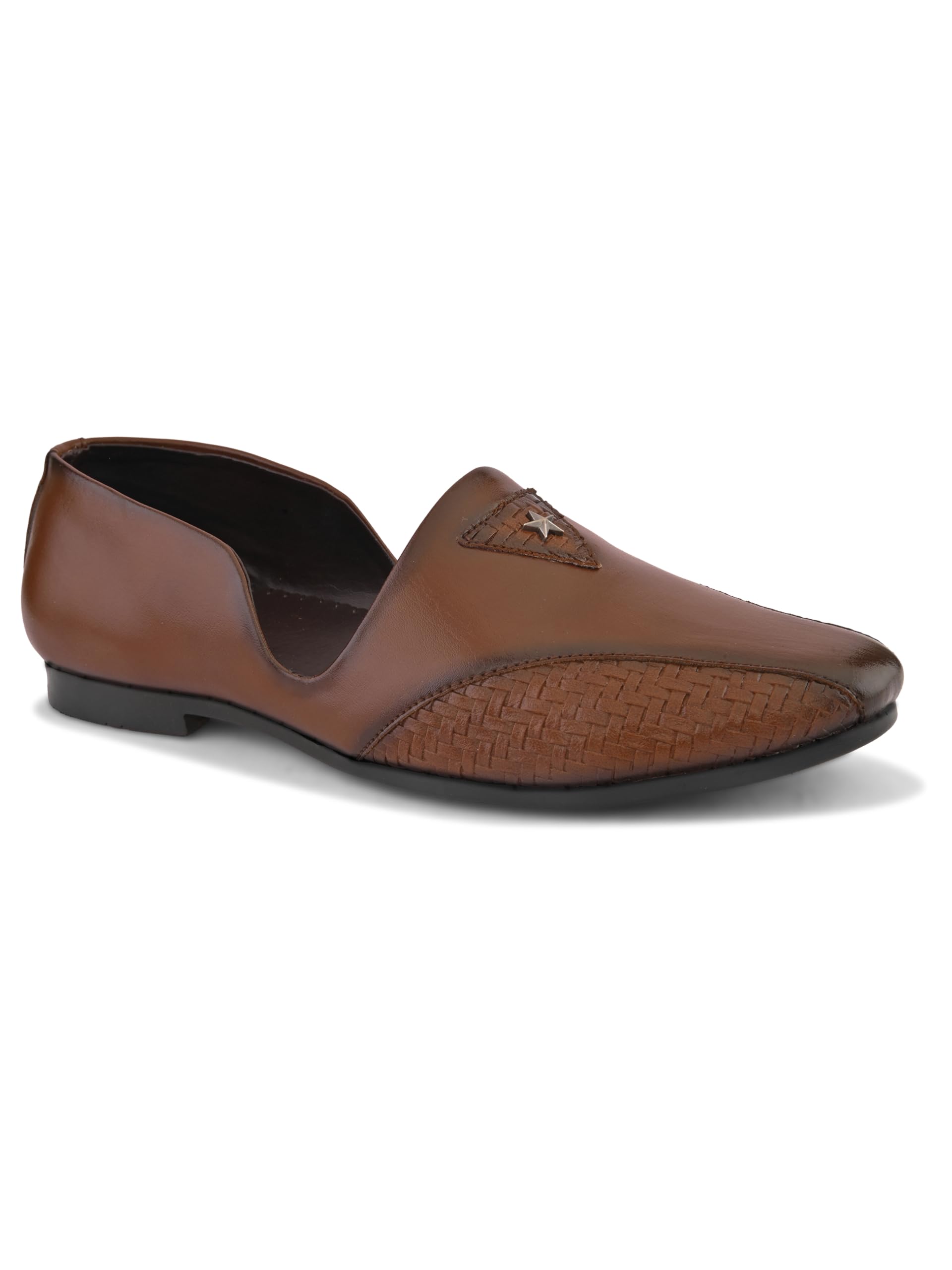Mens Mojari Loafers Men Black Comfortable Mojari Loafers-image-38