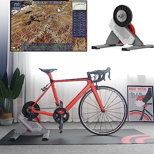 Plataforma De Entrenamiento De Ciclismo Inteligente, Medidor De Potencia Dinámico Incorporado, Que Reúne Decenas De Miles De Rutas De Escena Real En Todo El Mundo