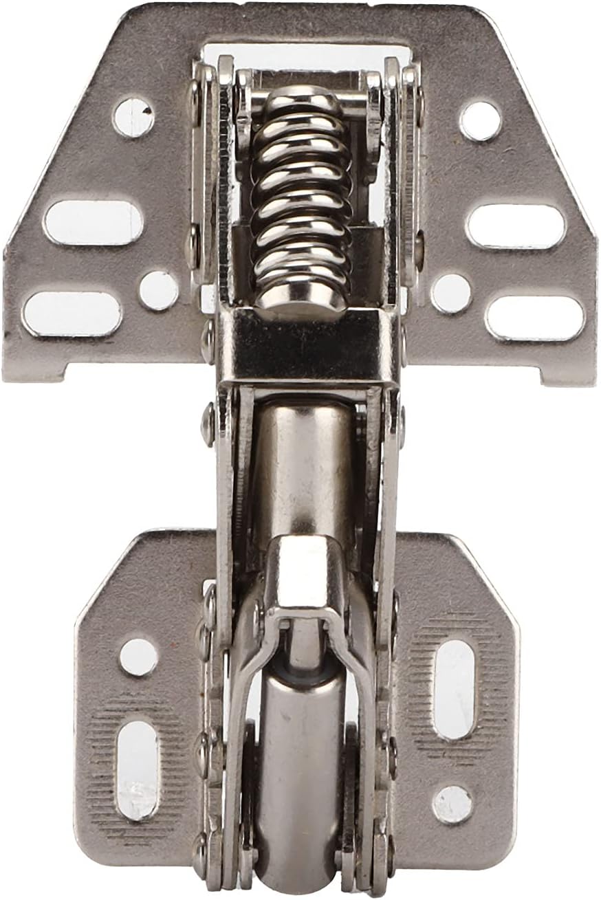 Frameless Cabinet Hinge, Cold Rolled Steel Hinge Hydraulic Hinges Esy Installed for Shoe Cabinets for Wardrobes for Bookcases