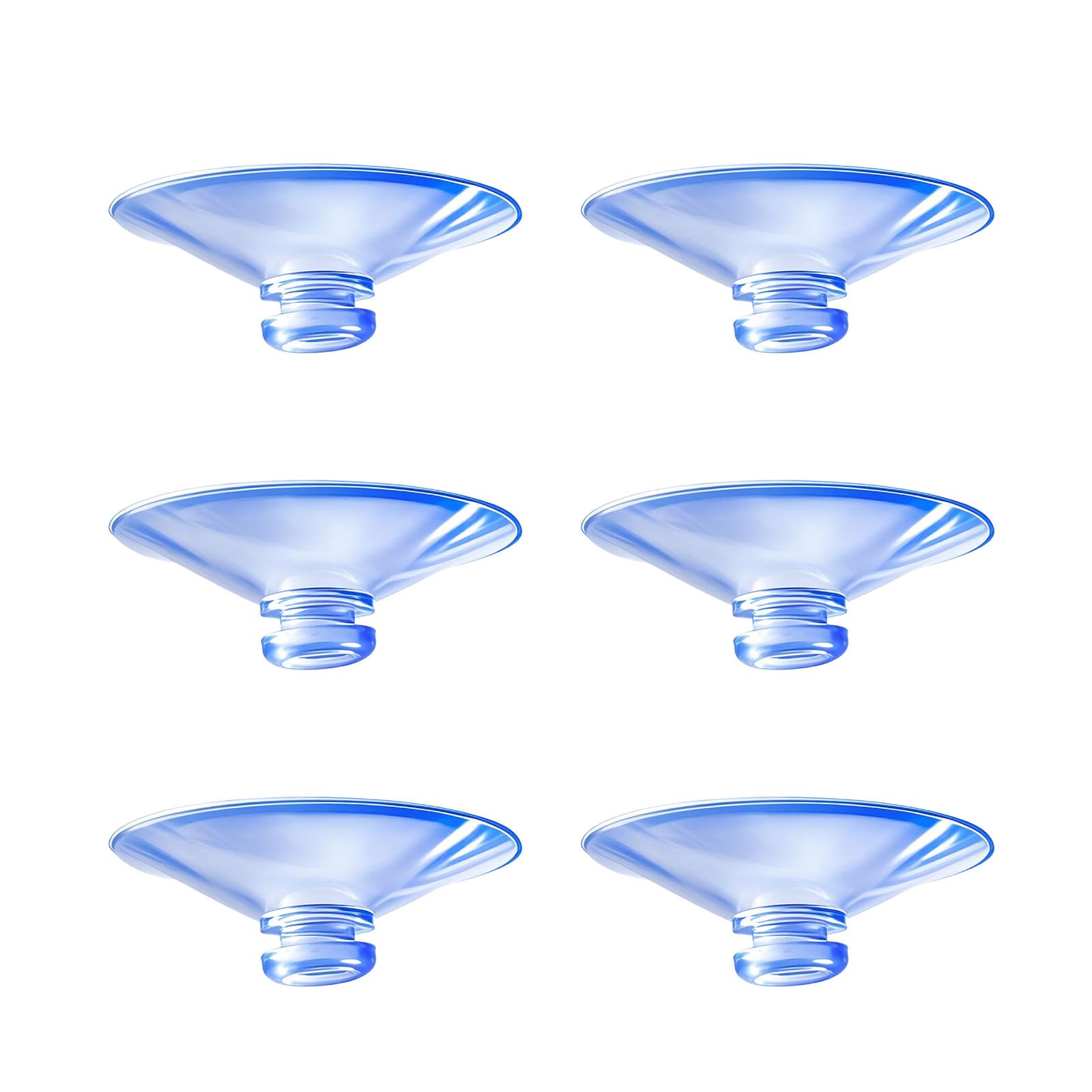 Geavonyg 5Cm 100Pcs Pvc Vacuum Suction Cups Sponge Holder For Kitchen Bathroom Smooth Surfaces Mounting Clear Pvc Window Cup