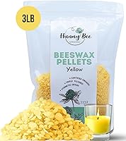 Vista 7 de HUNNYBEE - Pellets de cera de abejas de 3 libras, cera de abejas 100% pura para velas de bricolaje, crema corporal, rostro y cuidado del cabello