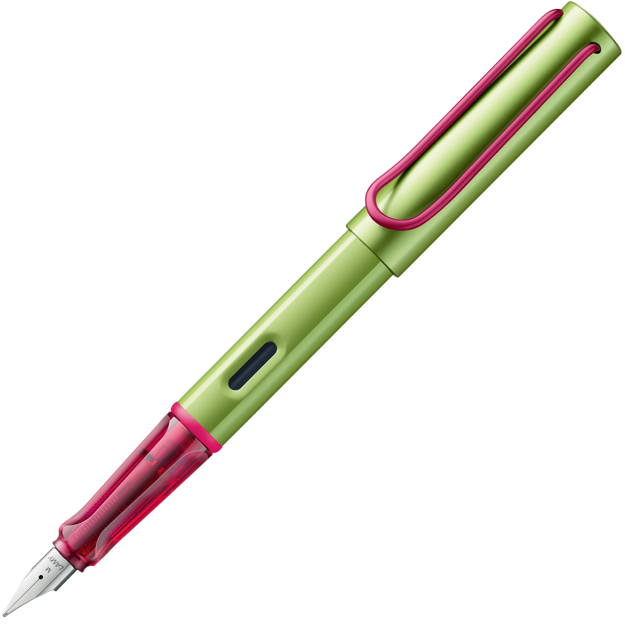 LAMY AL-star disco - Fountain Pen with ergonomic grip &amp; polished steel nib in size M - lightweight aluminum body - including LAMY T 10 blue cartridge - Right-Handed