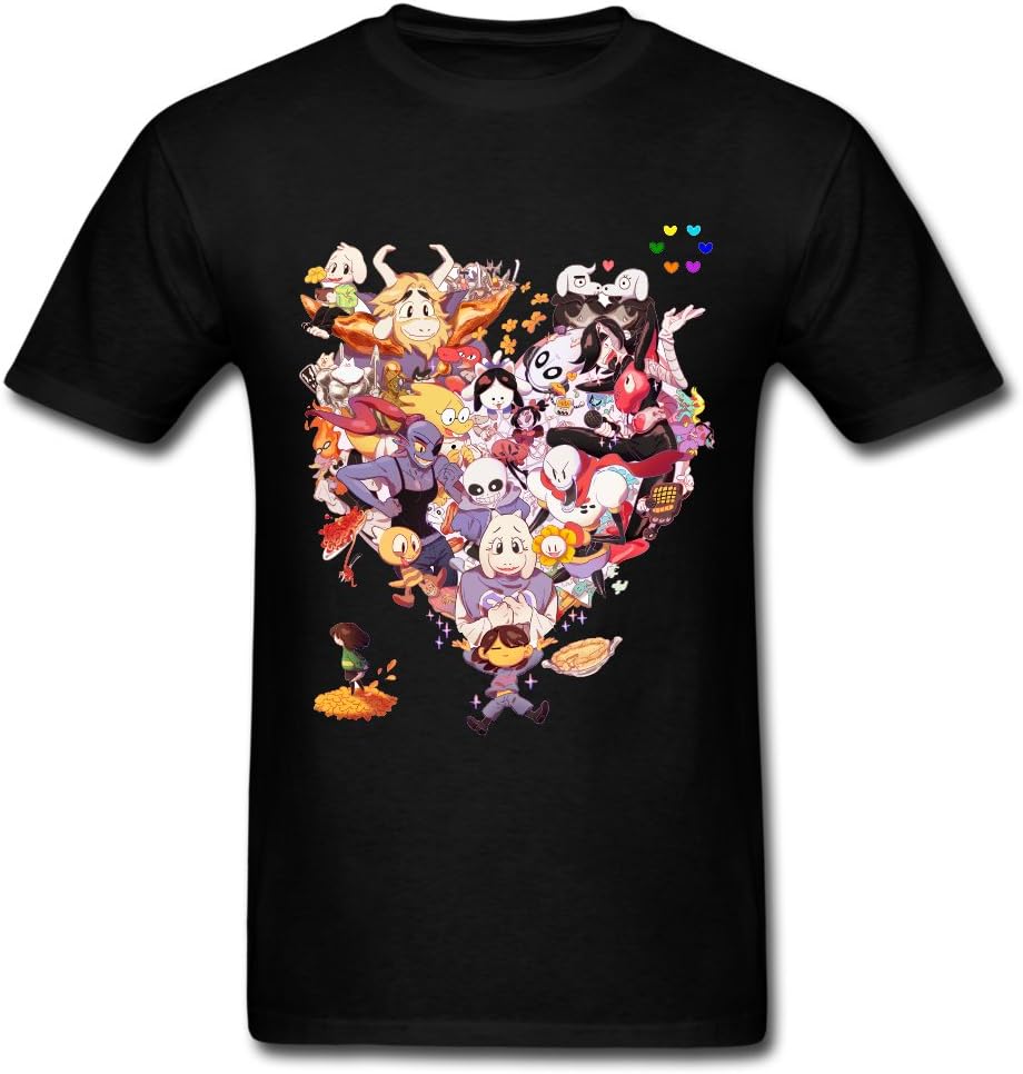 Fruits Obar 2016 Fashion Undertale All Characters Black Men T-Shirt Small