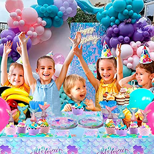 Rbbz Party Mermaid Candy Lollipops - 12 Suckers Individually Wrapped - Great For Mermaid Party Favors - Goodie Bags For Kids Birthday - Candy Bar - Pretty Mermaid Tails Cupcake Toppers thumb #2