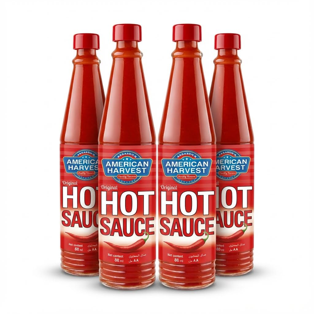 American Harvest Hot Sauce 88 ml, Pack of 4