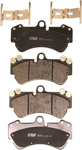 TRW Pro TRH1007 Juego de pastillas de freno de disco para Porsche Cayenne 2003-2006, frontal y otras aplicaciones