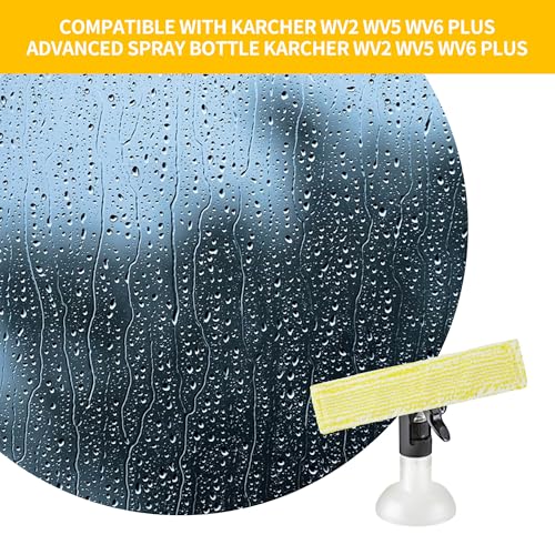 8 Stück Ersatzpads für Kärcher Fenstersauger,Fenstersauger Ersatzteile für Karcher,Fenstersauger Zubehör Pads,Ersatzmikrofaser Wischbezug,für Karcher WV2 WV5 WV6 Plus Premium