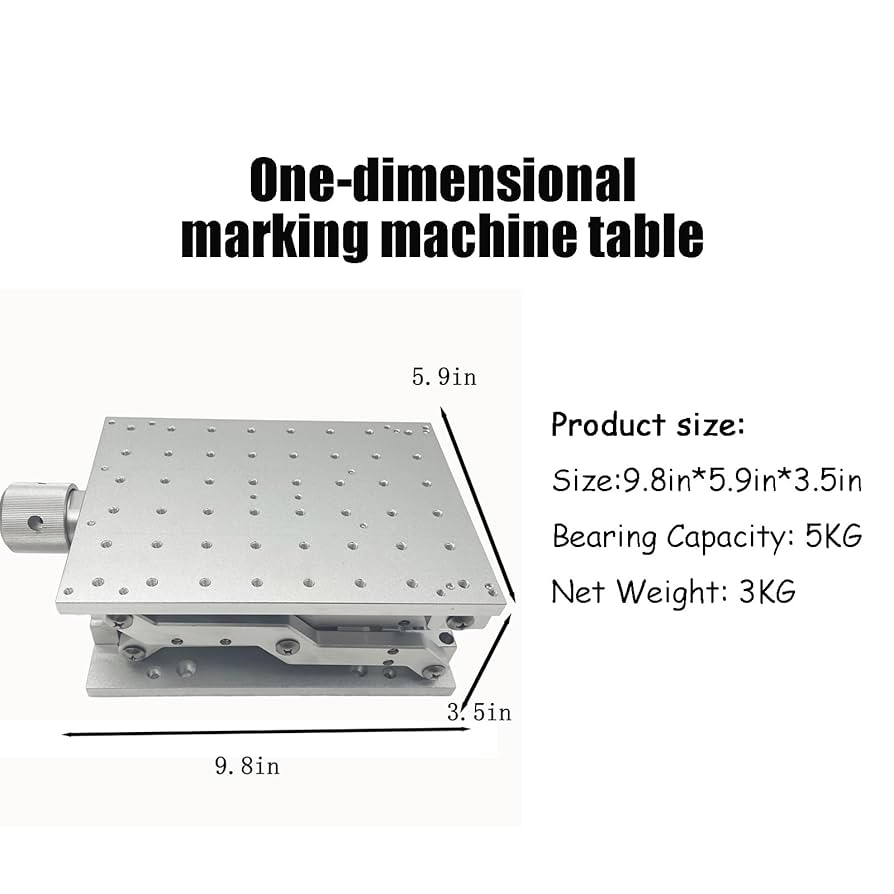 INTBUYING One-Dimensional Marking Machine Table for Laser