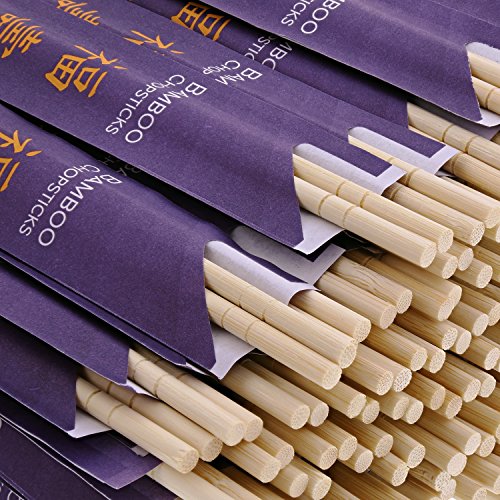 CiboWares 9 Inch Disposable Bamboo Chopsticks, Pack of 100