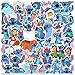 Stitch Adesivi in Vinile per Bottiglie d'Acqua Laptop Computer Skateboard, Simpatico Adesivo Regalo per Bambini Adolescenti Impermeabile