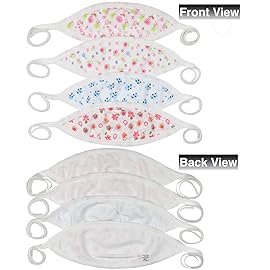 ToBeInStyle Babies\' 4-Pack Comfortable Newborn Baby Belly Binder - Girl - One Size