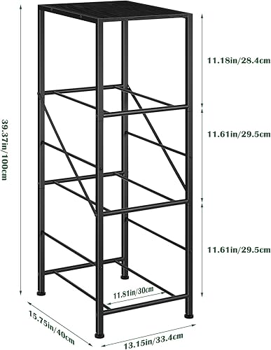 Miniatura 3 de Soporte para botella de agua de 5 galones, soporte para jarra de agua de 3 niveles con estante, soporte para jarra de agua con ruedas, organizador