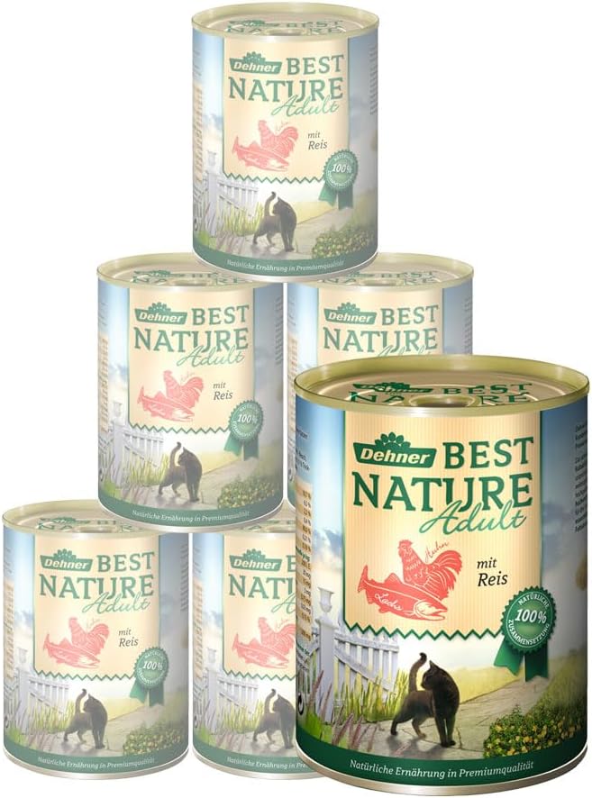 Dehner Best Nature Nassfutter für Katzen, Kätzchen/Erwachsene/Senioren, verschiedene Sorten und Größen Dehner Best Nature Nassfutter für Katzen, Kätzchen/Erwachsene/Senioren, verschiedene Sorten und Größen