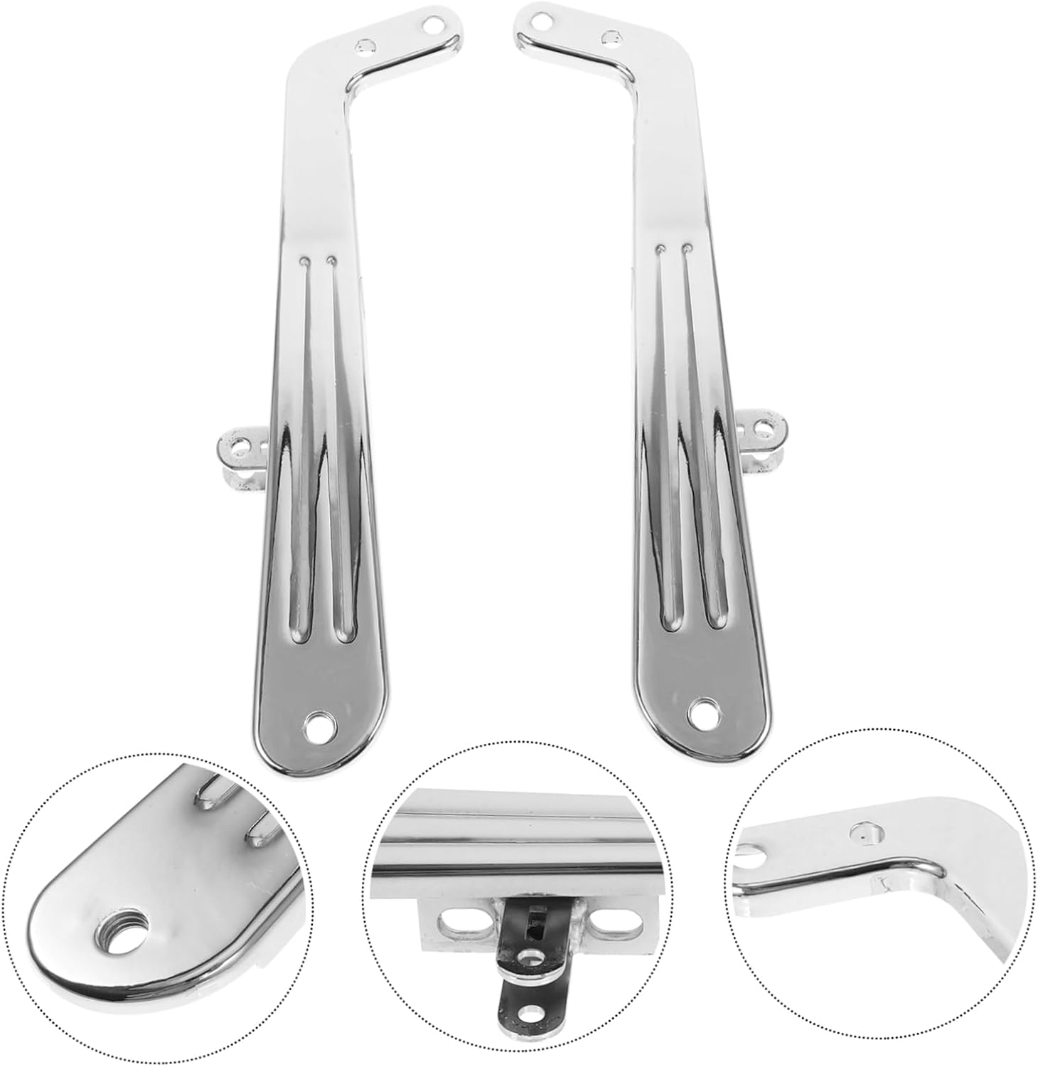 2pcs Wear-Resistant Armrest Replacement for Hairdressing Chairs Ergonomic Armrests Modern Design Easy to Clean Salon Chair Accessories