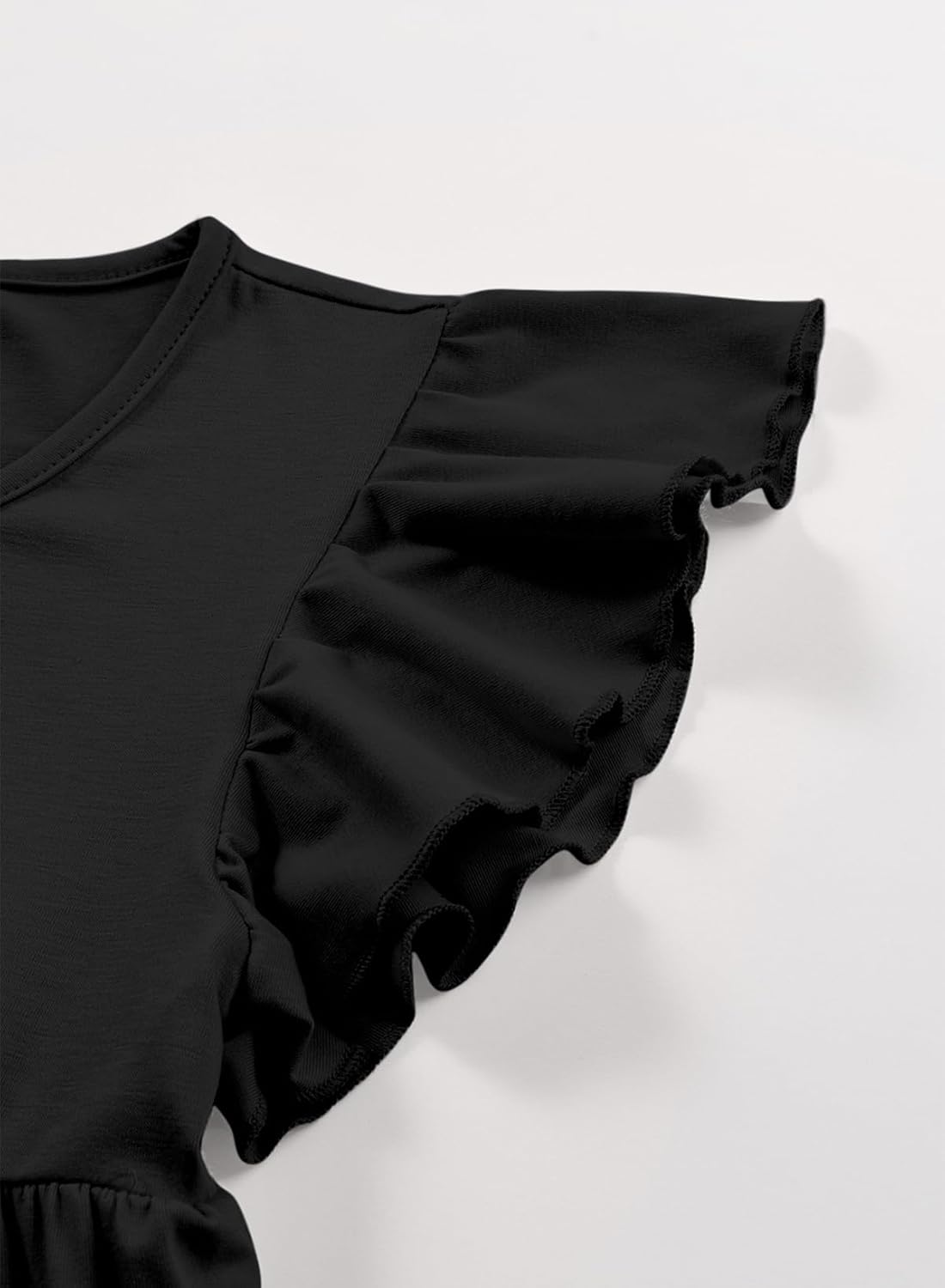 blibean Girls Summer Boho Sun Dress Tween Ruffles Tiered Dresses Size 6-15 Years - Image 7