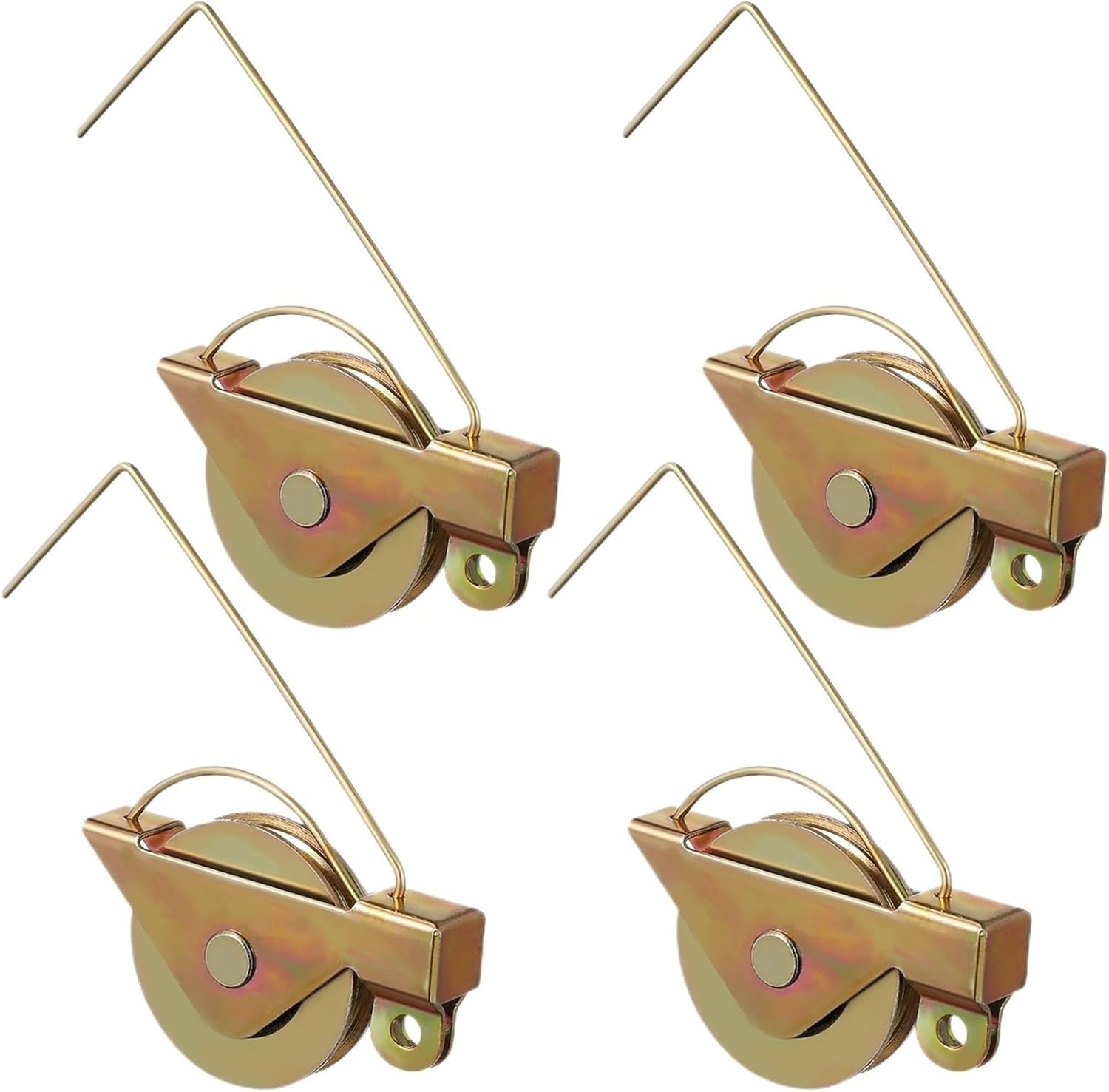 8pcs Sliding Screen Door Rollers Replacement Heavy-Duty Iron Universal Fit for Patio Hardware