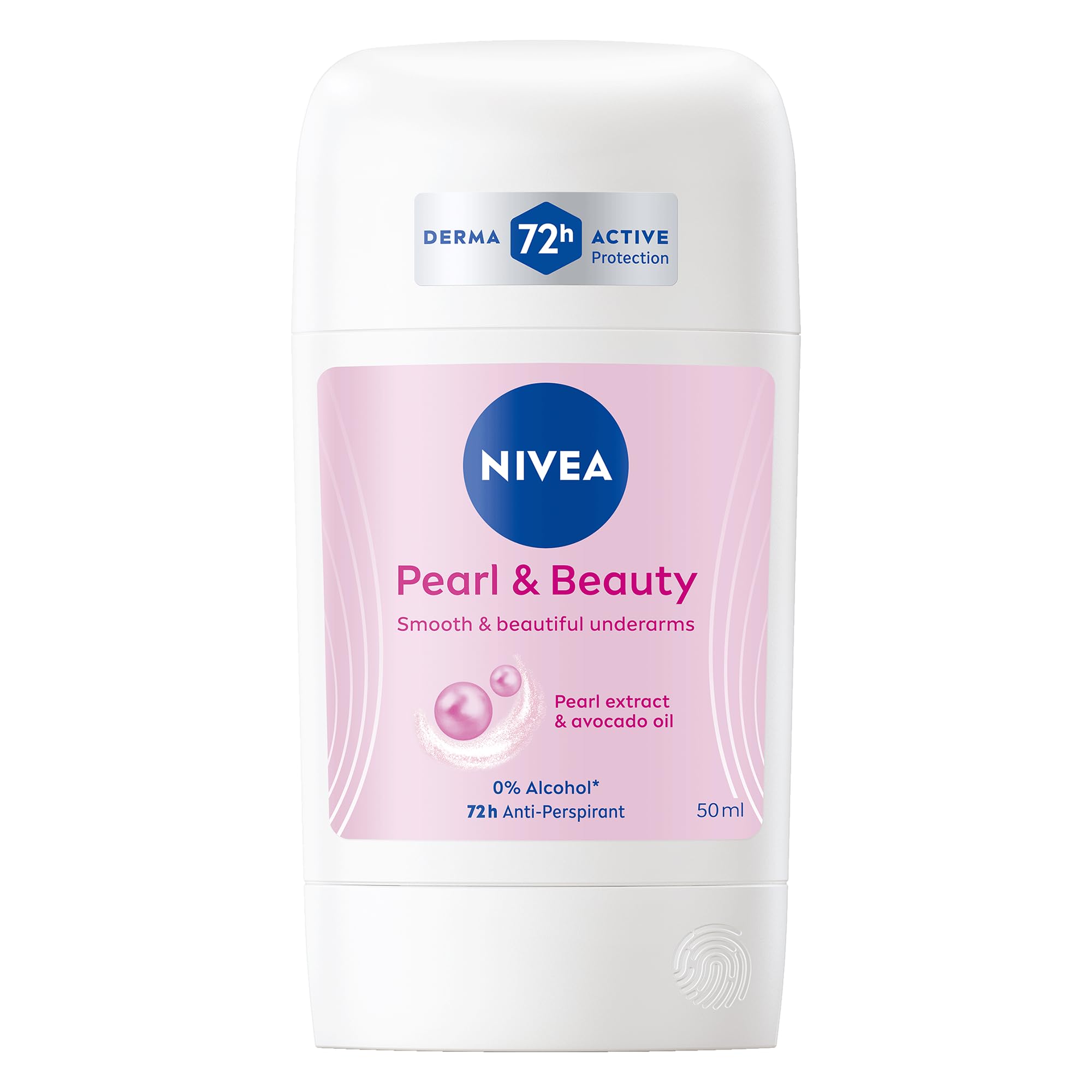 NIVEA Antiperspirant Stick for Women, 48h Protection, Pearl & Beauty, 50ml