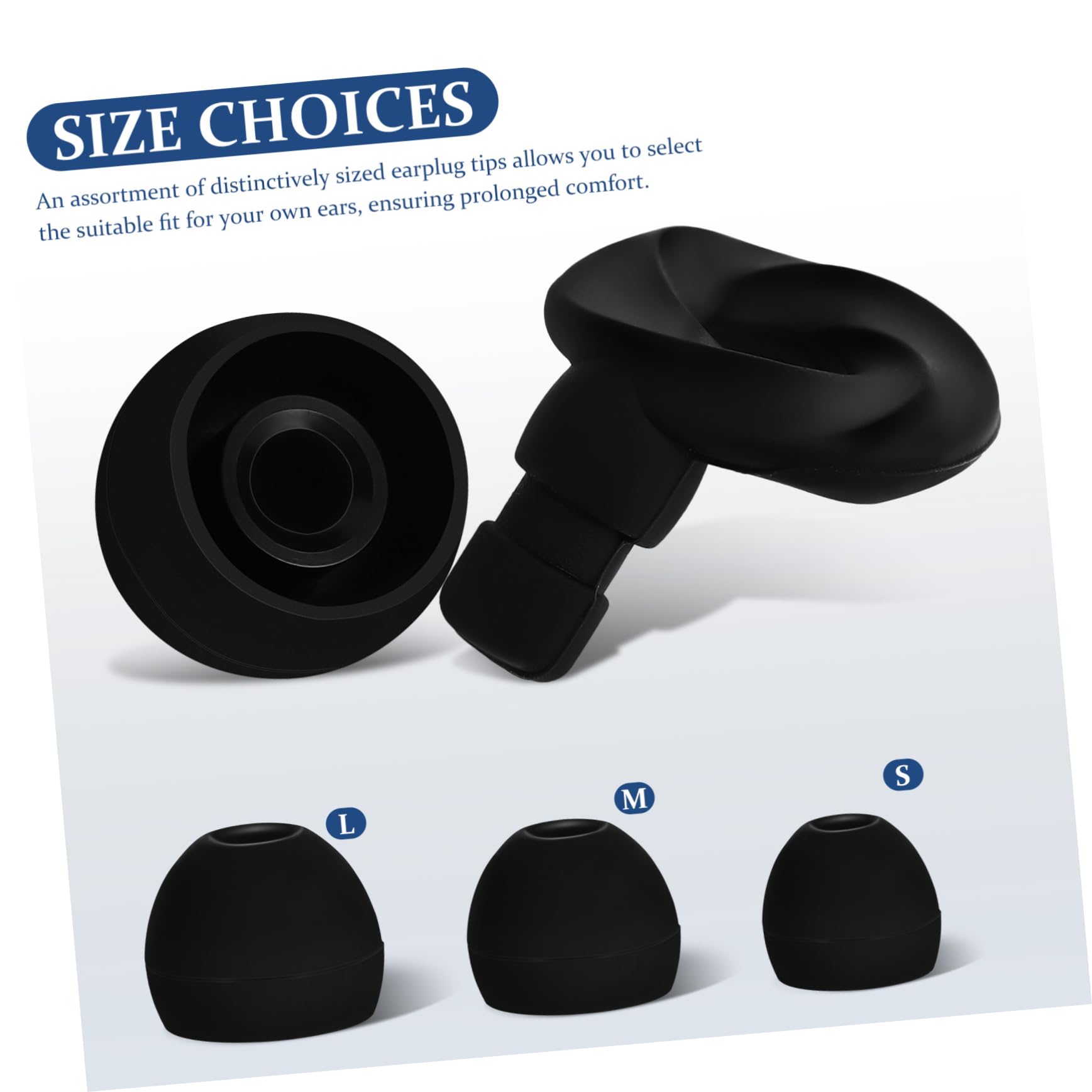 5pares De Reutilizables Para Dormir Bloqueo De Almohadillas Antialérgicos y Cómodos Para Protección Conciertos y