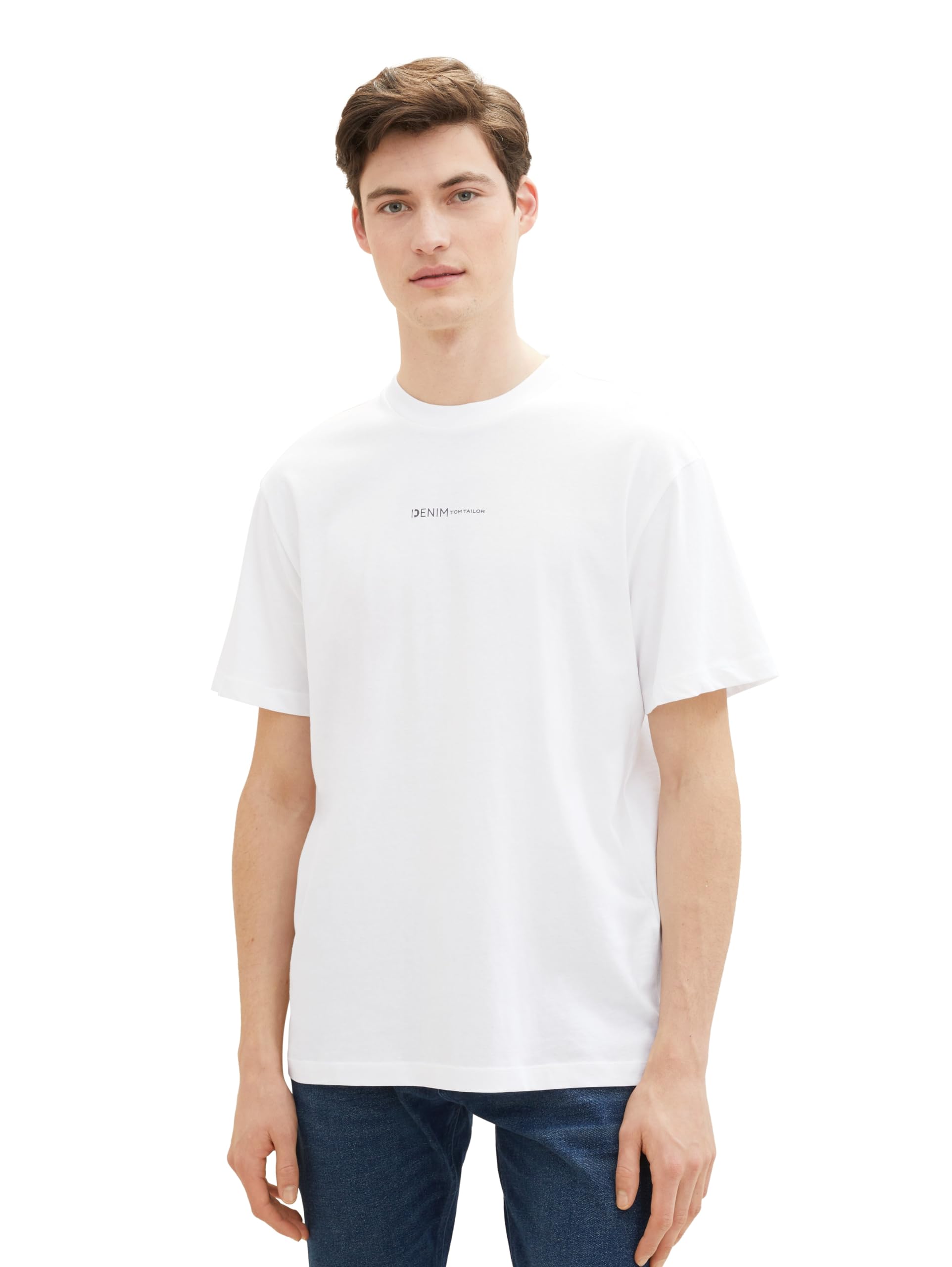 TOM TAILOR Denim Men's T-Shirt, 20000 - White, XXL
