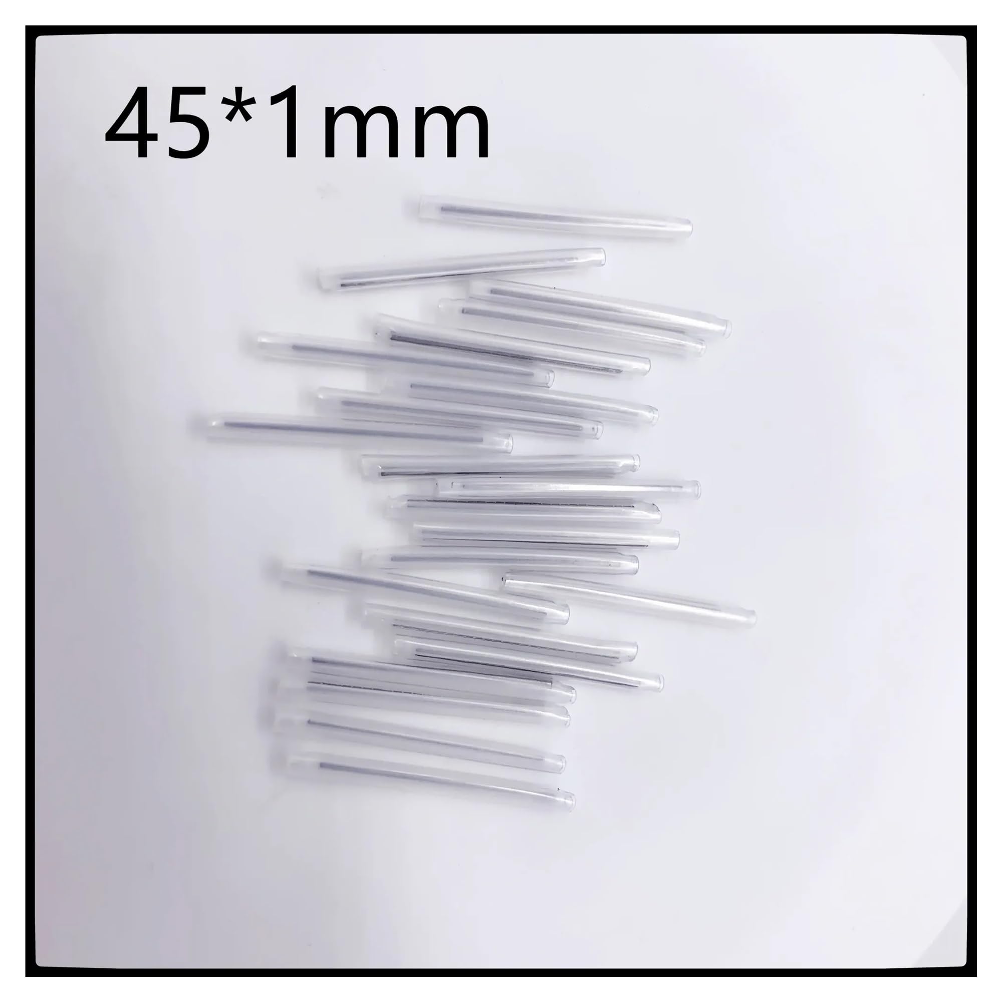 Manguito de Empalme de Fibra óptica, Manguitos de protección for Cables, 40 mm, 45 mm, 60 mm x 1,0 mm, Protector de Empalme termorretráctil FTTH, Tubo termorretráctil(40 1mm 2000pcs)