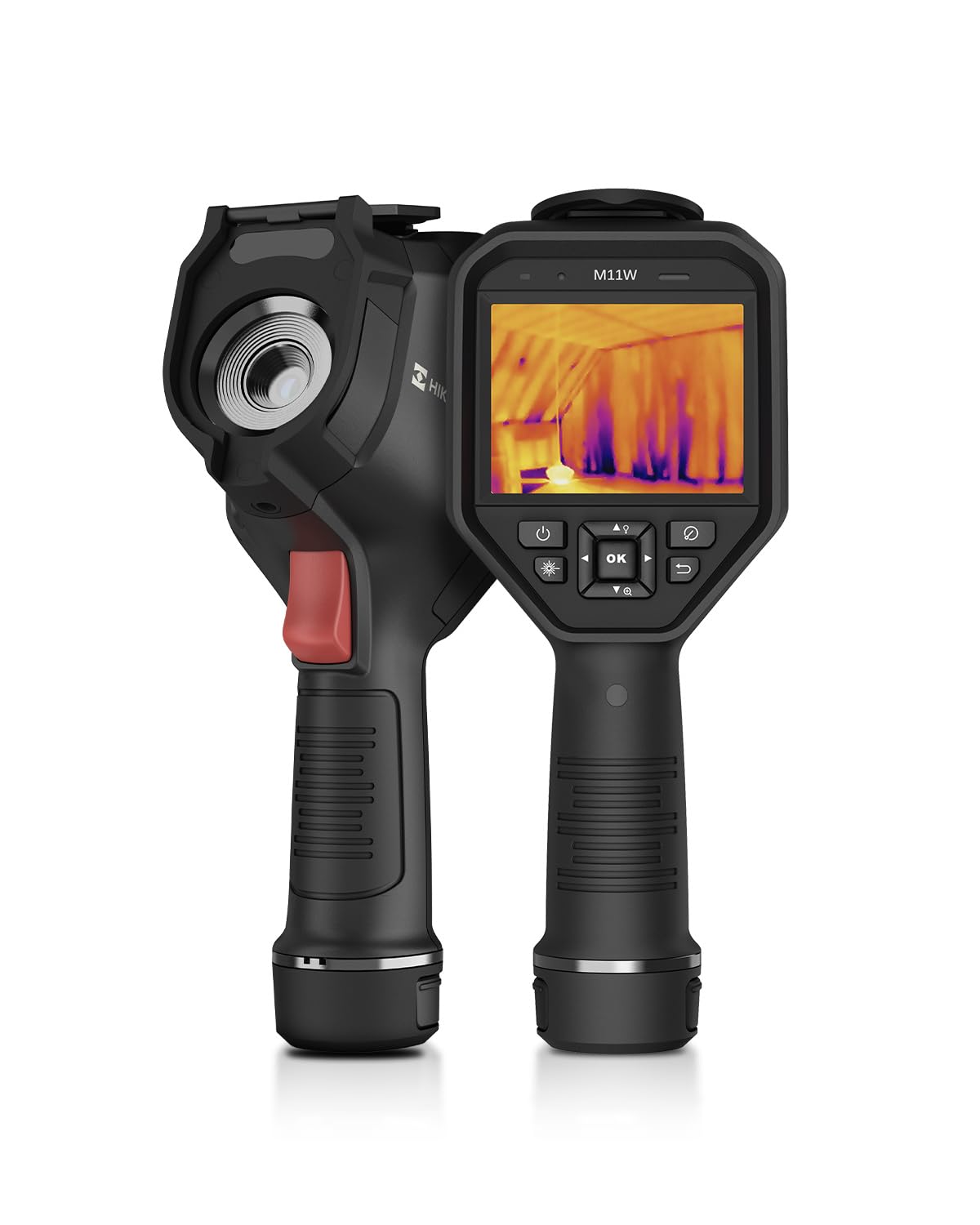 HIKMICRO M11W Termocamera, SuperIR 384×288 (192×144 nativo), 25 Hz, 8 MP Visivo, Touchscreen 3,5", Puntatore Laser, Wi-Fi, 2 Batterie 12H