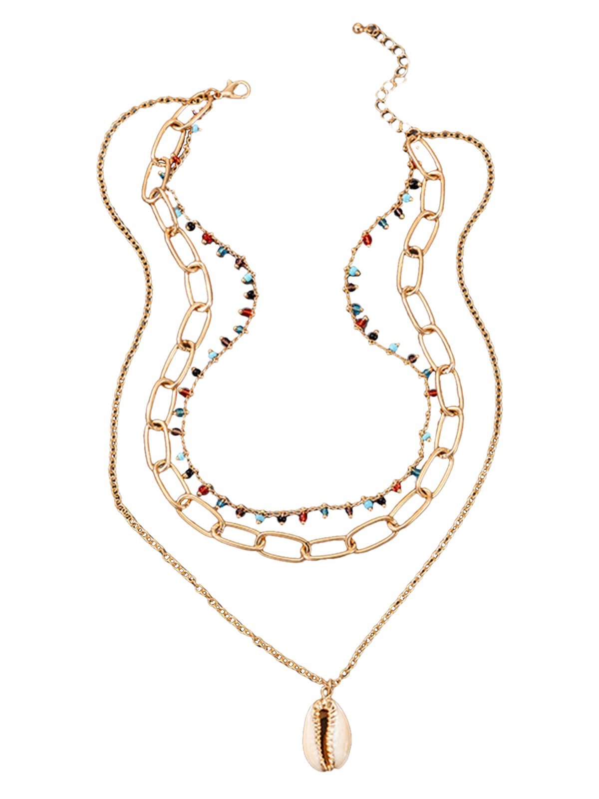 Scintillare By Sukkhi Graceful Gold Plated Cowrie Shell Necklace for Women (B0C5JH96JF) Amazon Price History, Amazon Price Tracker