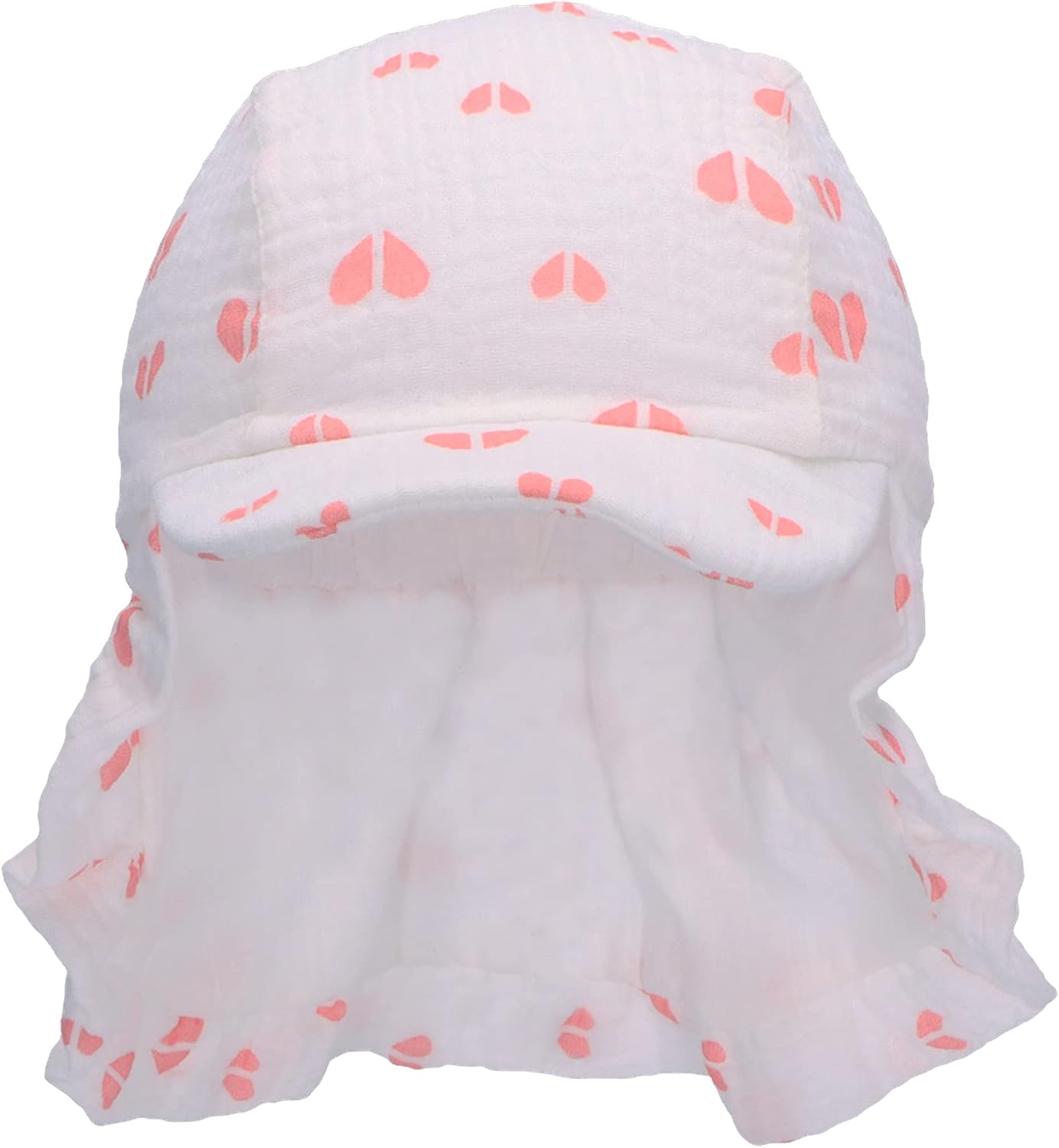 Sterntaler Children's Hearts Neck Cap, Ecru, 45 Unisex Children, ecru, 45