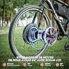 CO-Z Kit de Conversion pour Vélo Électrique 48V 1000W Roue Avant 26", Kit de E-Bike Moteur Moyeu Roue Électrique avec Affichage LCD & Système Pas #1