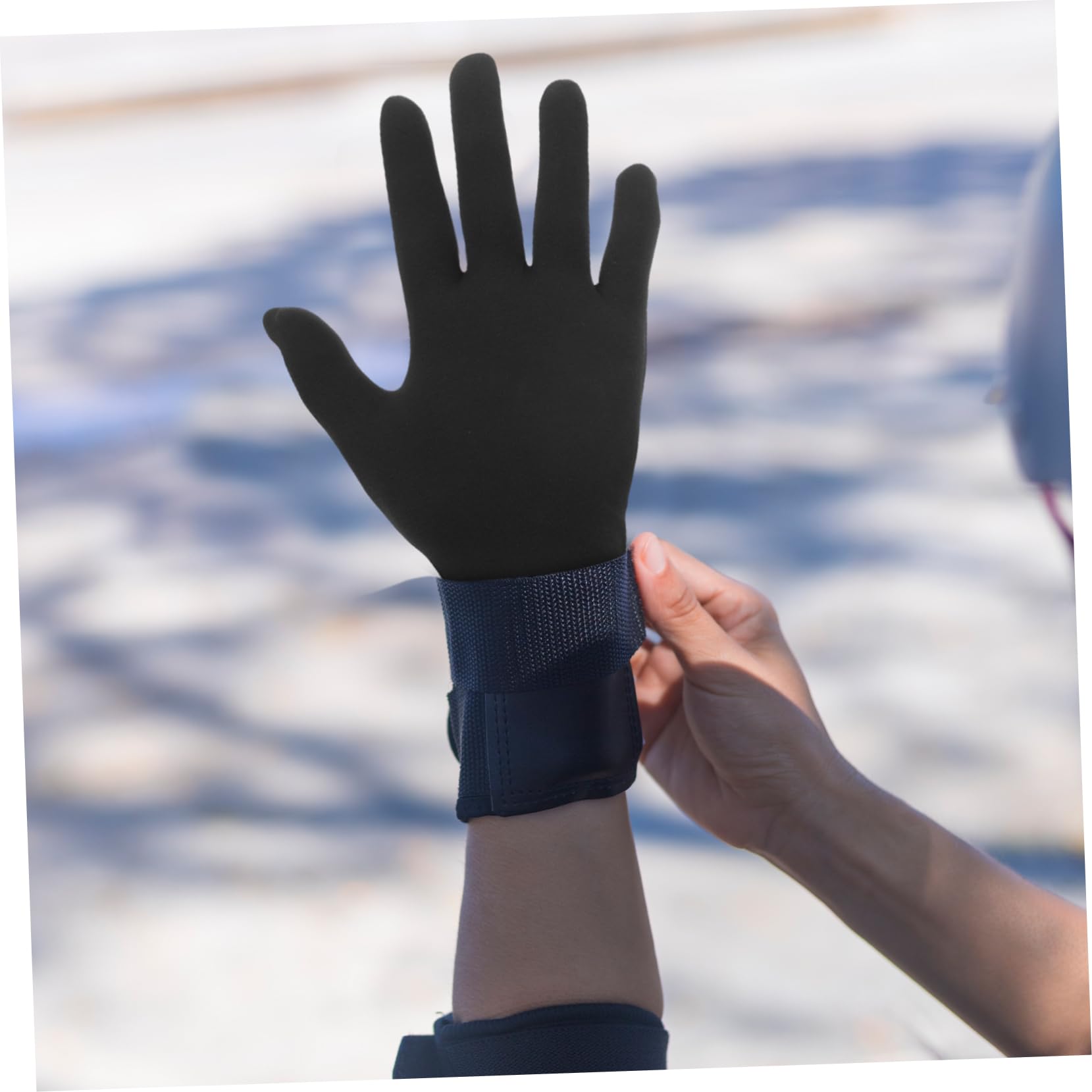 ibasenice 5paare Eiskunstlauf Handschuhe Mit Dekorativen Strasssteinen Atmungsaktive Bühnenhandschuhe Für Mädchen Und Frauen Für Auftritte Und Partys Schwarz