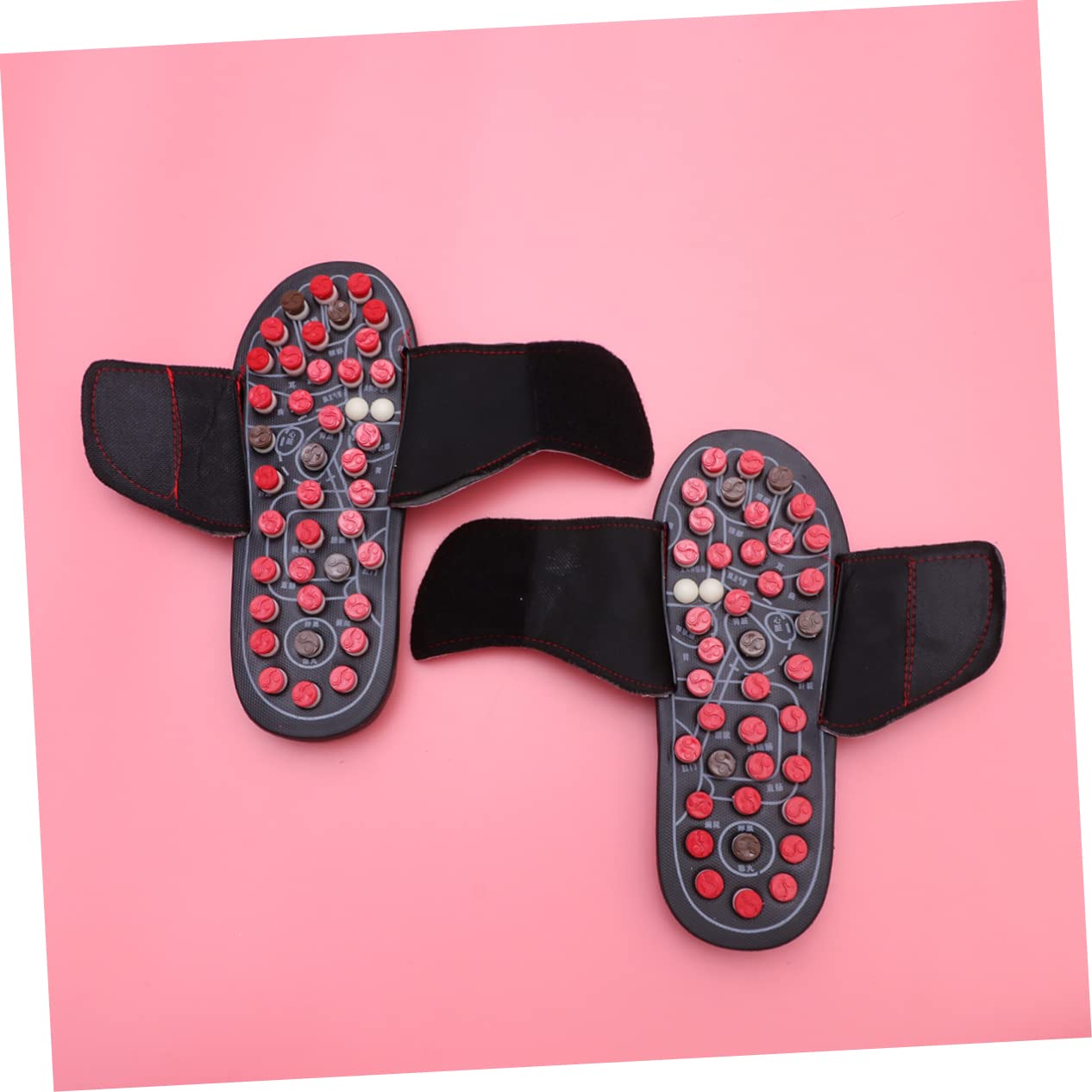 Beavorty Akupunktur Sandalen Massage Pantoletten Fußakupressur Schuhe Aus Eva-material Zur Beruhigung Der Füße Für Bessere Durchblutung Anti-design Gesundheitsmassageschuhe