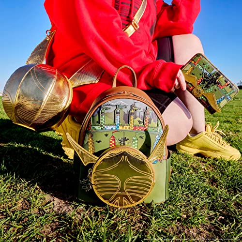 Loungefly Harry Potter Golden Snitch Zip Around Wallet2