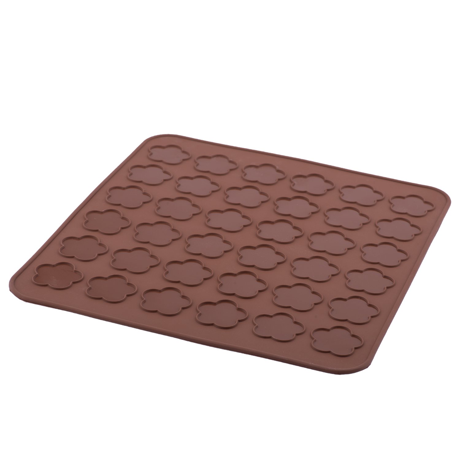 beicemania® Silicone Classic flower Macaron Baking Mat for 15 Macarons Macaroons Biscuits Cookies