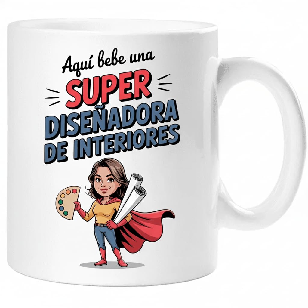 Taza SUPER POLICÍA – Regalo Original para POLICÍA | Taza de Cerámica 325ml con Diseño Superhéroe | Apta Microondas y Lavavajillas — view 62