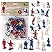BMC Revolutionary War Plastic Army Men - 34 British, American, French Soldiers