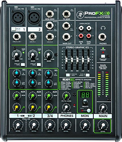 Mackie ProFX4v2 4-Channel Professional FX Mixer