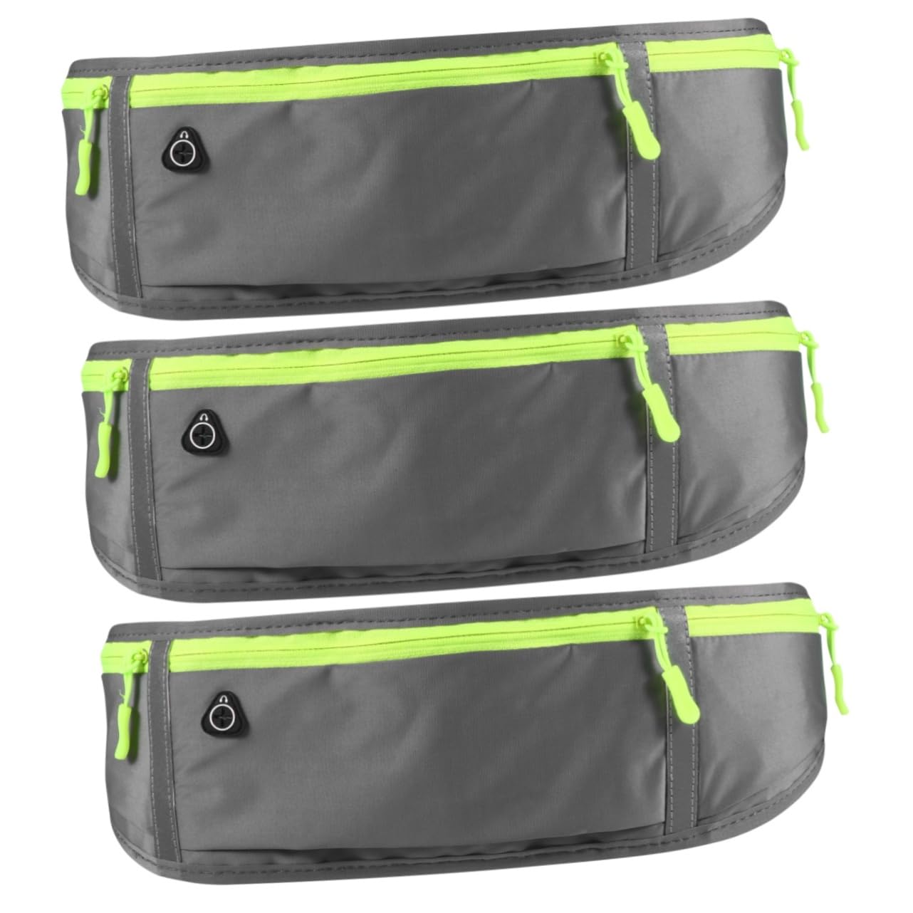 Sosoport 3stücke Wasserdichter Laufgürtel Mit DREI Fächern Für Handy Und Wertsachen Atmungsaktiv Und Leicht Für Joggen Und Sport